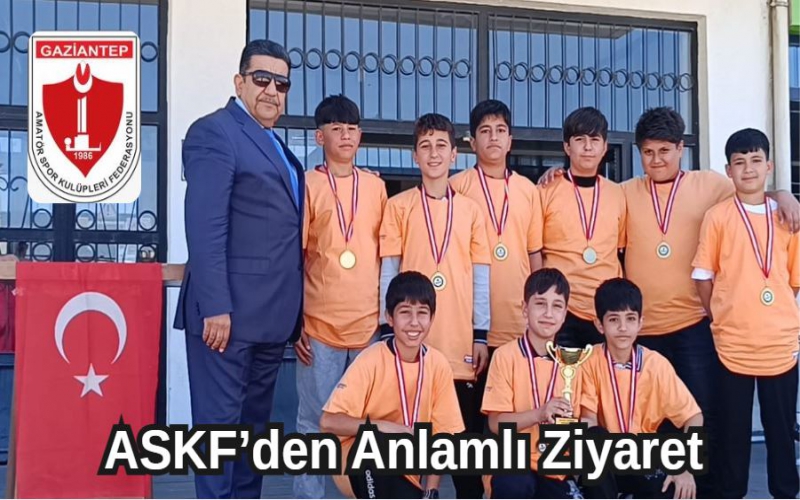 Sevinç Göymen Ortaokulu’nda 19 Mayıs Coşkusu: ASKF’den Anlamlı Katılım